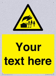 Custom Warning: Large scale fire zone